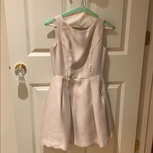 Lulus champagne colored semi formal dress